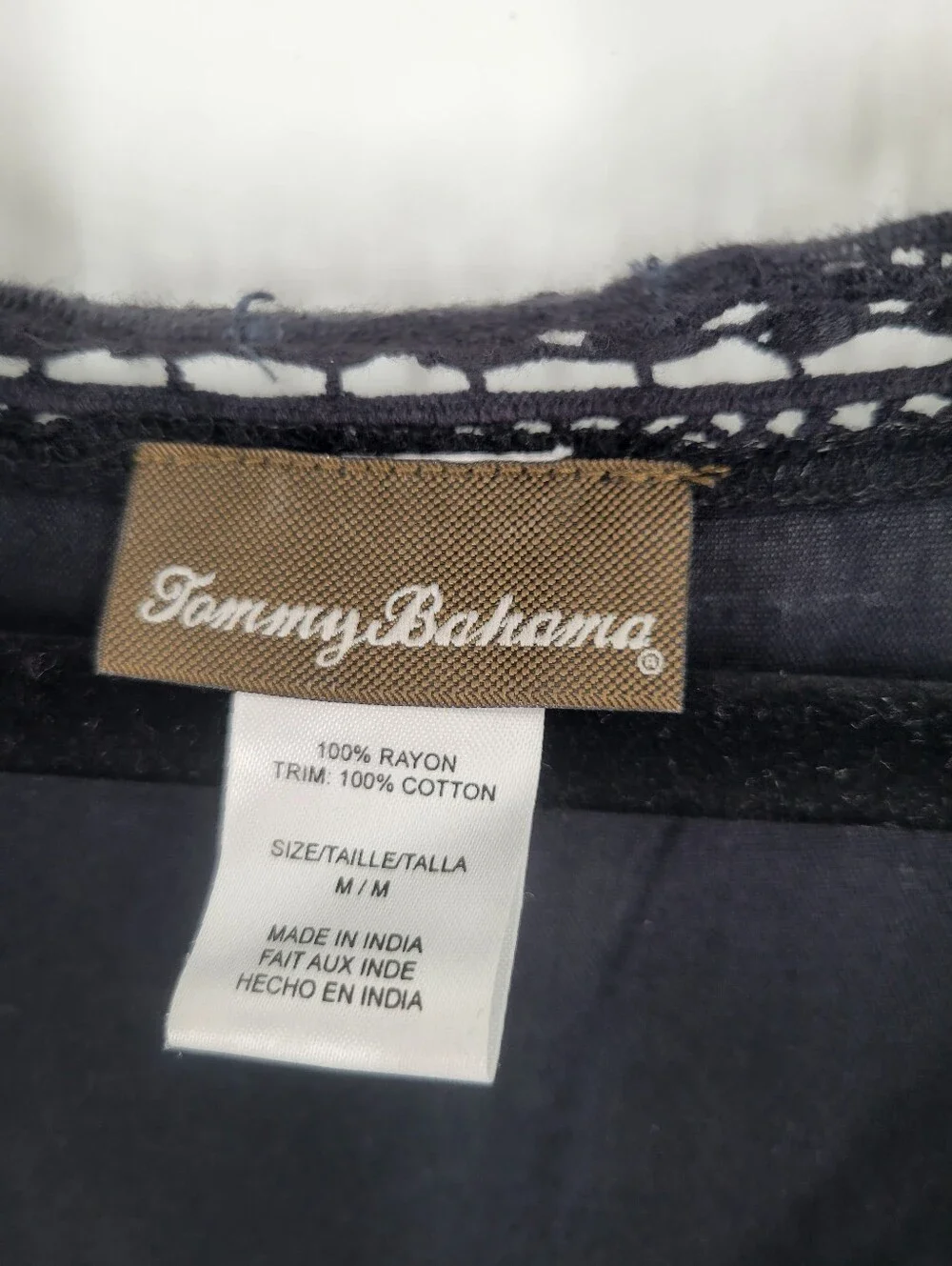 Tommy Bahama lightweight black